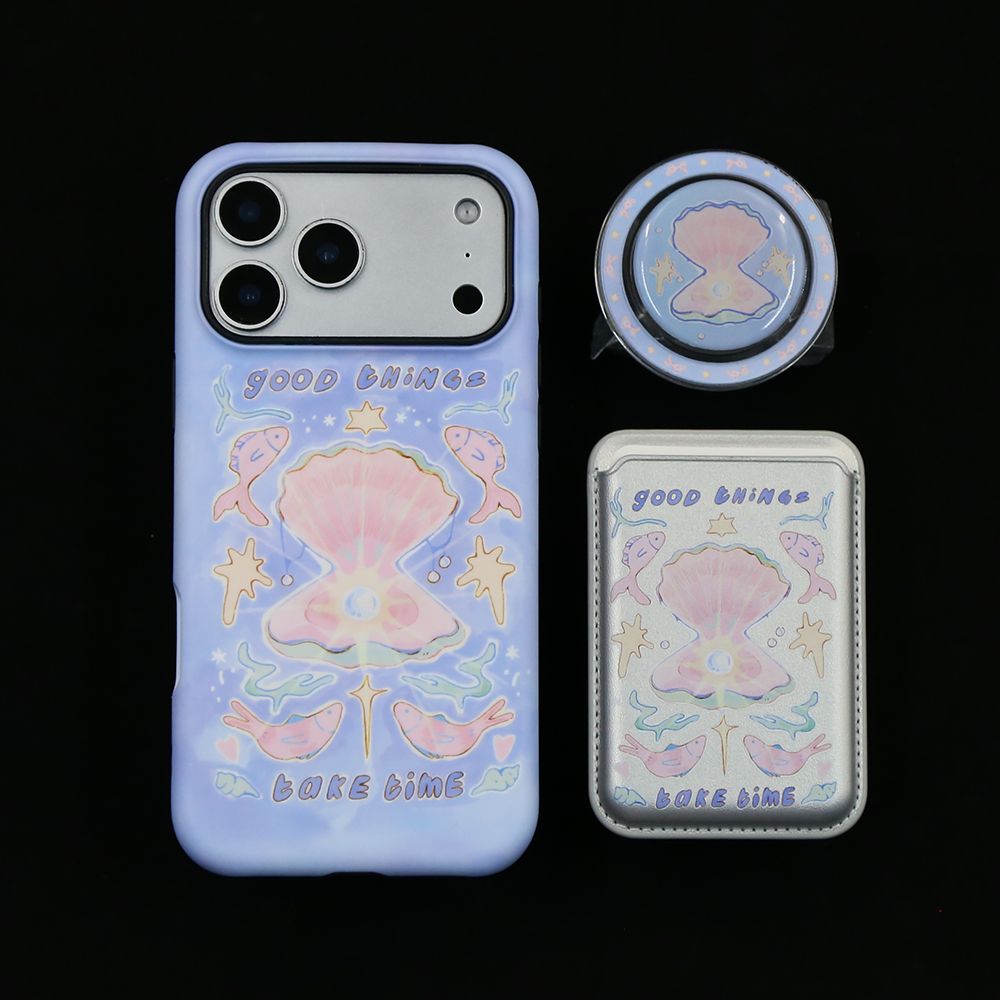 海洋之心磁吸菲林二合一全包iPhone17/16/15/14苹果手机壳15/16promax防摔11/12pro15/16pro保护壳13/14/12