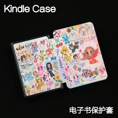 芭比天使Kindle保护套手持硬壳Paperwhite4/3/2硬新款kpw6/5青春版kinddel558入门版咪咕版X软壳电子书958软