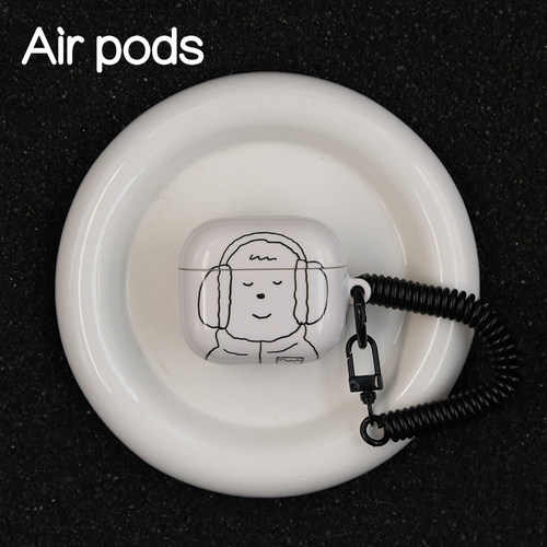 听音乐苹果airpodspro2保护套airpodspro3菲林硬壳苹果4代耳机保护壳airpods3/pro保护套airpods1/2蓝牙耳机