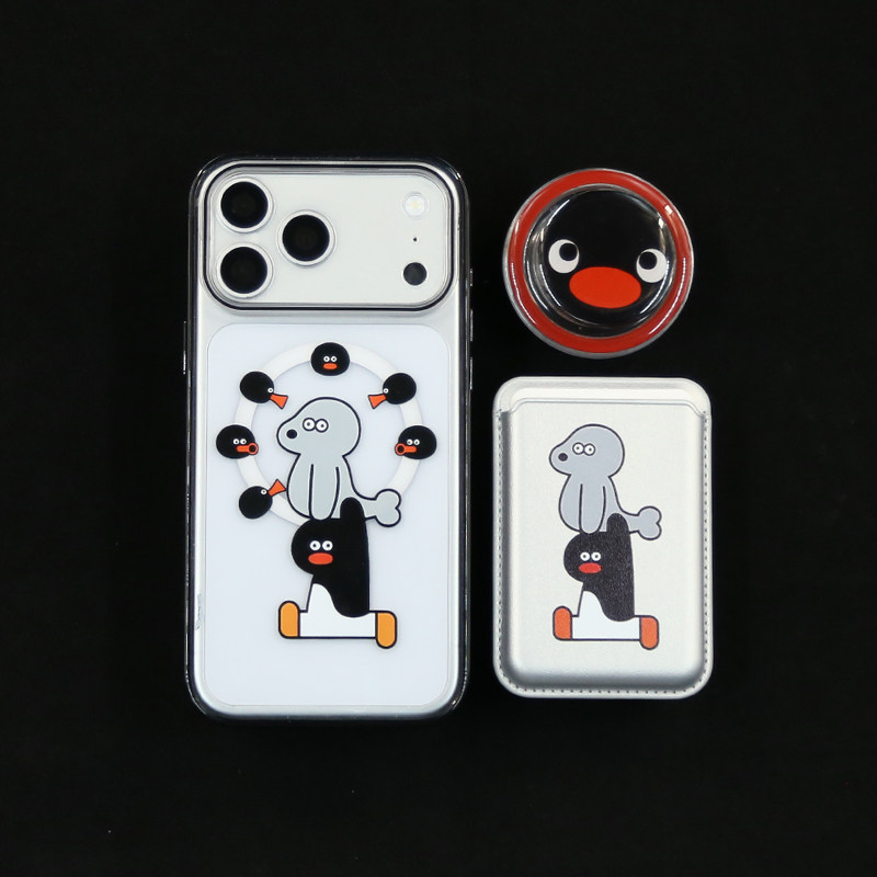 冰山企鹅苹果iPhone17promax手机壳16pro磁吸支架亚克力15pro/iphone14promax防摔保护壳17promax12/13卡包壳,3C数码配件,手机保护套/壳,淘宝优惠券,粉丝福利购,淘宝优惠卷