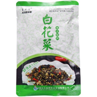 湖北安陆白花菜孝感土特产广水腌菜巡店咸菜百花菜酱腌泡菜下饭菜