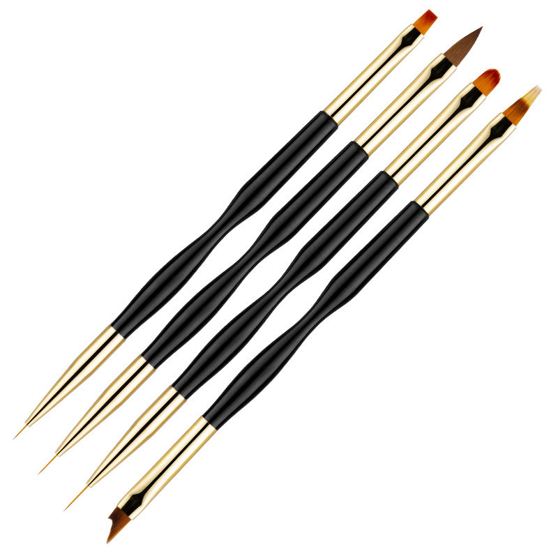 跨境多功能双头美甲笔美甲套装 3支粉色木杆美甲水晶笔刷套装,彩妆/香水/美妆工具,美甲笔/美甲刷/美甲笔刷套装,淘宝优惠券,粉丝福利购,淘宝优惠卷