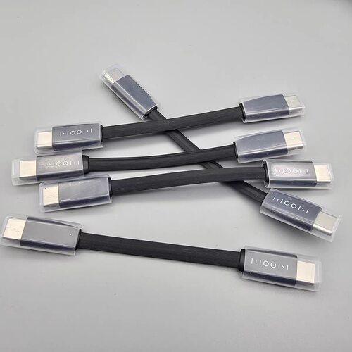 11cm 充电宝专用短线 type c对c 15 16 pd快充线 pd60w 3a屏蔽scp