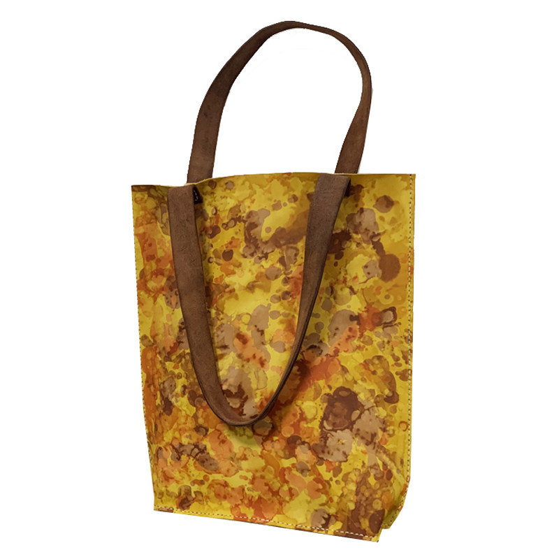 Fu.DuJuan 中国原创设计品牌 植鞣革手工 单肩包 女包 艺术手绘包