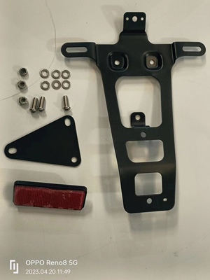 长江400原厂牌照架反光牌牌照灯