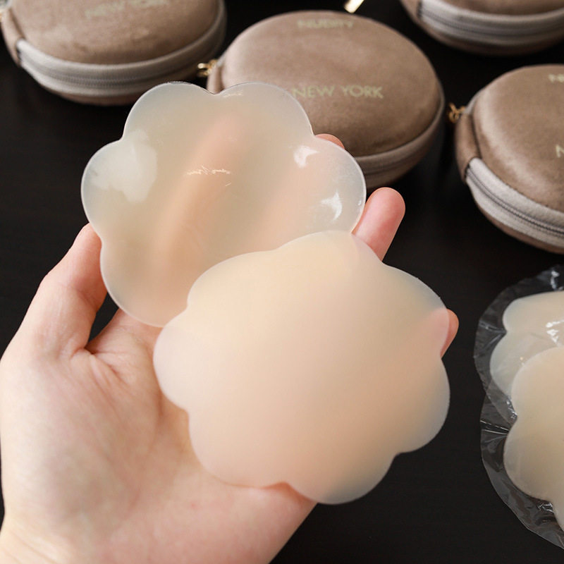 硅胶乳贴女婚纱用大胸防走光防凸点乳头贴隐形胸贴内衣吊带夏重复