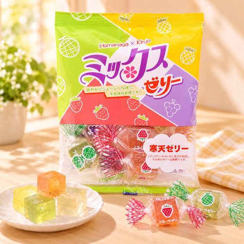 日本滨永什锦水果味果冻软糖