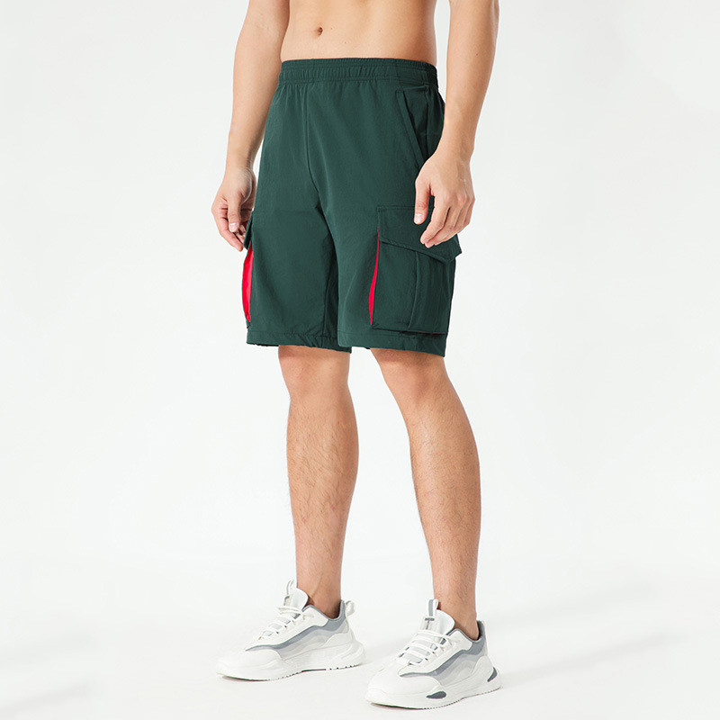 夏季男士运动短裤宽松工装健身速干裤休闲透气大码户外五分裤