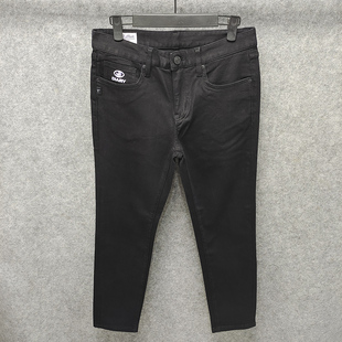 卡家黑色牛仔裤男士2025秋季新款小脚裤紧身直筒修身时尚休闲潮裤