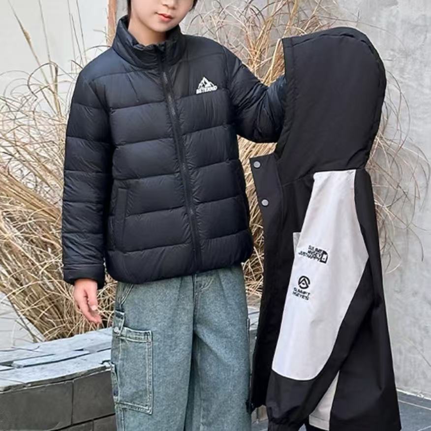 0122/雅~儿童三合一冲锋衣羽绒外套-qy-11.9