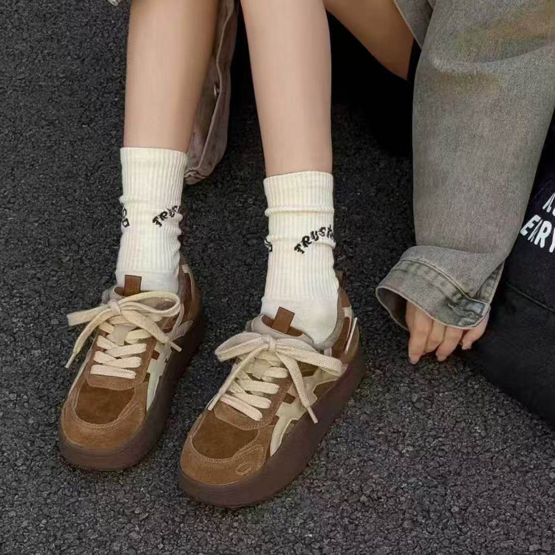 厚底复古德训鞋-1.18,女鞋,休闲板鞋,淘宝优惠券,粉丝福利购,淘宝优惠卷