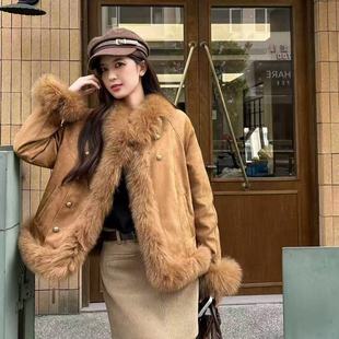 12.11 081 狐狸毛羽绒皮草外套