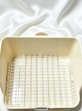 宠物貂方兔子厕所便盆
