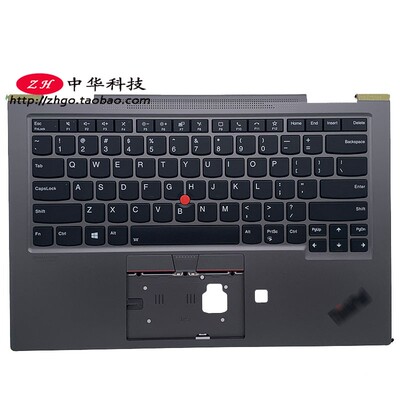 2020款适用Thinkpad X1 Yoga 5th 键盘 C壳 灰色 WLAN 5M10Z37082