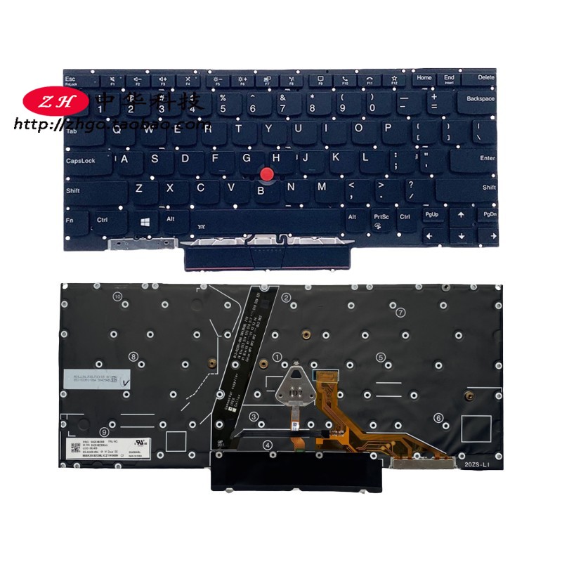 适用联想X1 Nano Gen1 键盘SN20X82274 SN20X82238 SN20X82263