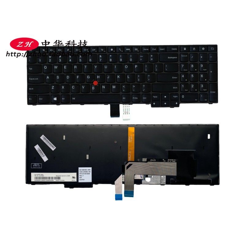 适用联想Thinkpad 黑将S5 E560p 1st键盘00UR628 00UR591