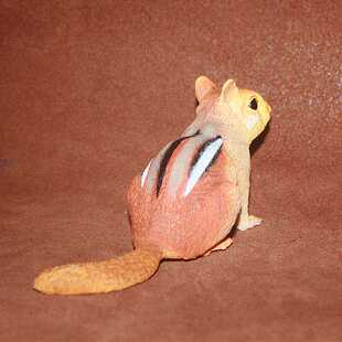 东部花栗鼠 仿真丛林动物塑胶模型玩具 老鼠 散货 safari正品