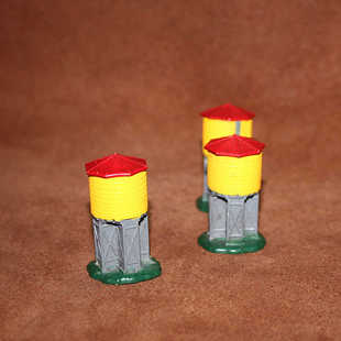 场景摆件 散货仿真建筑模型玩具 水塔 正版 safari