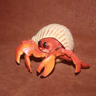 海洋动物 仿真场景模型摆件 寄居蟹 科教认知儿童玩具 safari