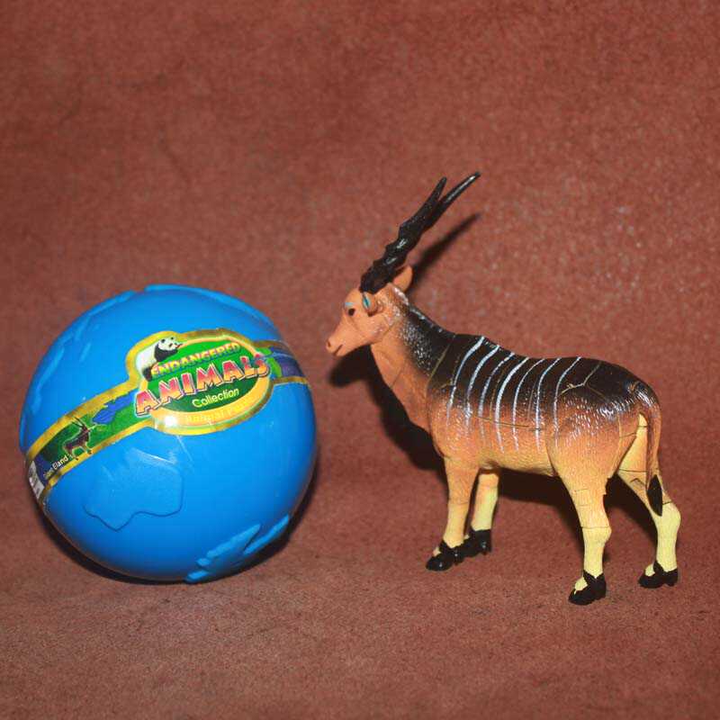 儿童益智玩具4D立体拼装仿真动物模型玩具 野生动物 叉角羚羊