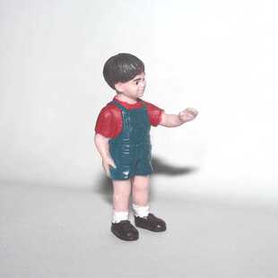 小男孩 人物场景摆件 safari 仿真人偶塑胶模型玩具