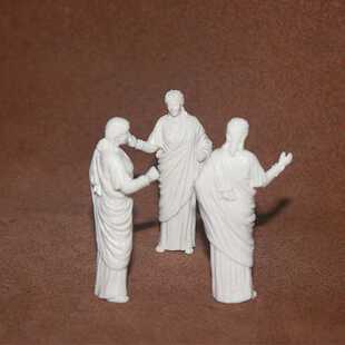 高贵 safari 古罗马妇人 人物摆件 女人 仿真人偶模型玩具