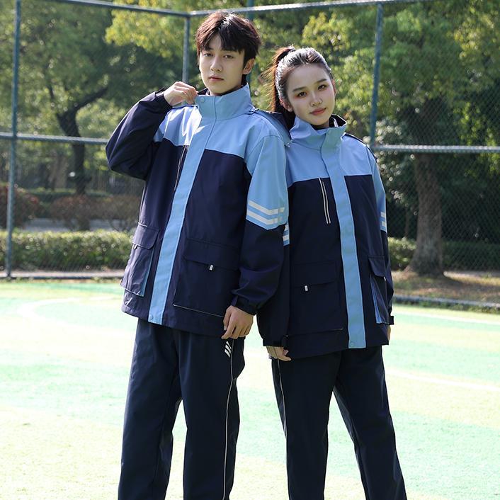 学生校服防风防水羽绒内胆冲锋衣