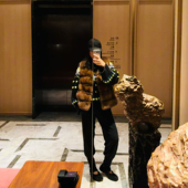 针织衫 TANG 加厚毛衣 纯羊绒蓬松温暖 费尔岛提花插肩袖 TOWN 自制