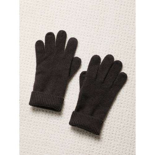 TANG TOWN 冬季保暖骑行骑车分指手套 山羊绒针织手套