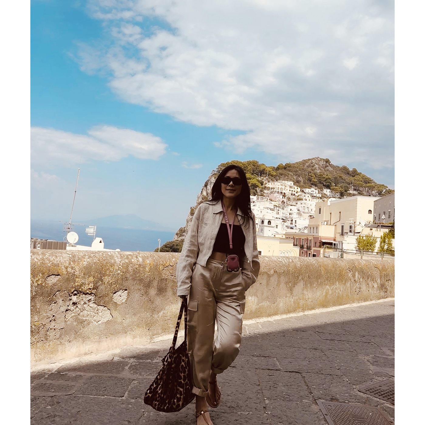 TANG TOWN自制 極简老钱重工全亚麻干爽透气双拉链廓形夹克短外套