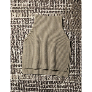 1OO羊毛高领开衩多穿法针织披肩 秋冬造型神器 围脖 TOWN TANG