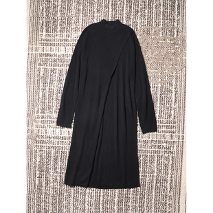 前开叉叠穿长款 TANG 极简松弛好穿纸片人 自制 针织毛衣 TOWN