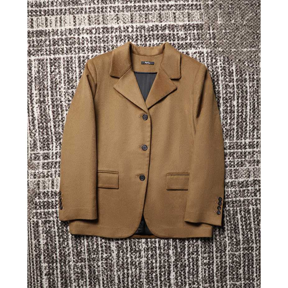 TANG TOWN 自制 鼎奢山羊绒/触感优渥/飒美优雅/精致有型西装外套