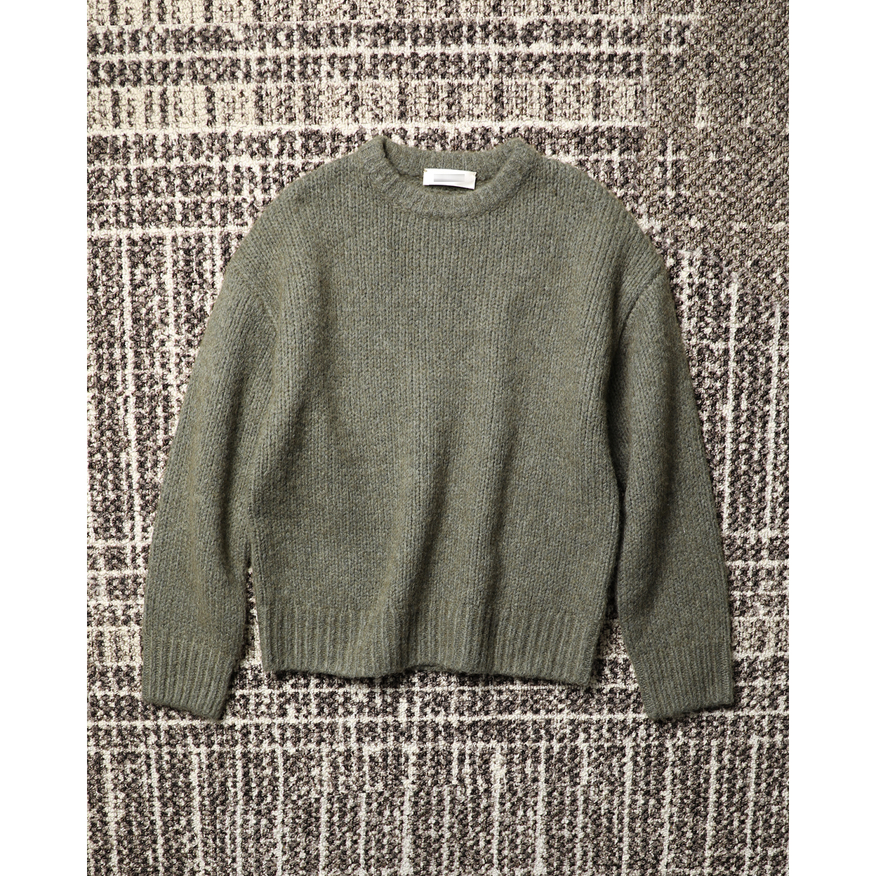 TANG TOWN单穿/叠搭皆可实现出街造型粗针羊绒羊毛混纺毛衣针织衫