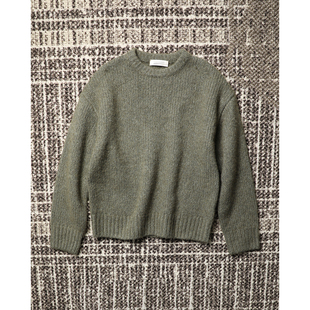 叠搭皆可实现出街造型粗针羊绒羊毛混纺毛衣针织衫 TANG TOWN单穿