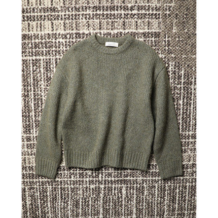 TANG TOWN单穿/叠搭皆可实现出街造型粗针羊绒羊毛混纺毛衣针织衫