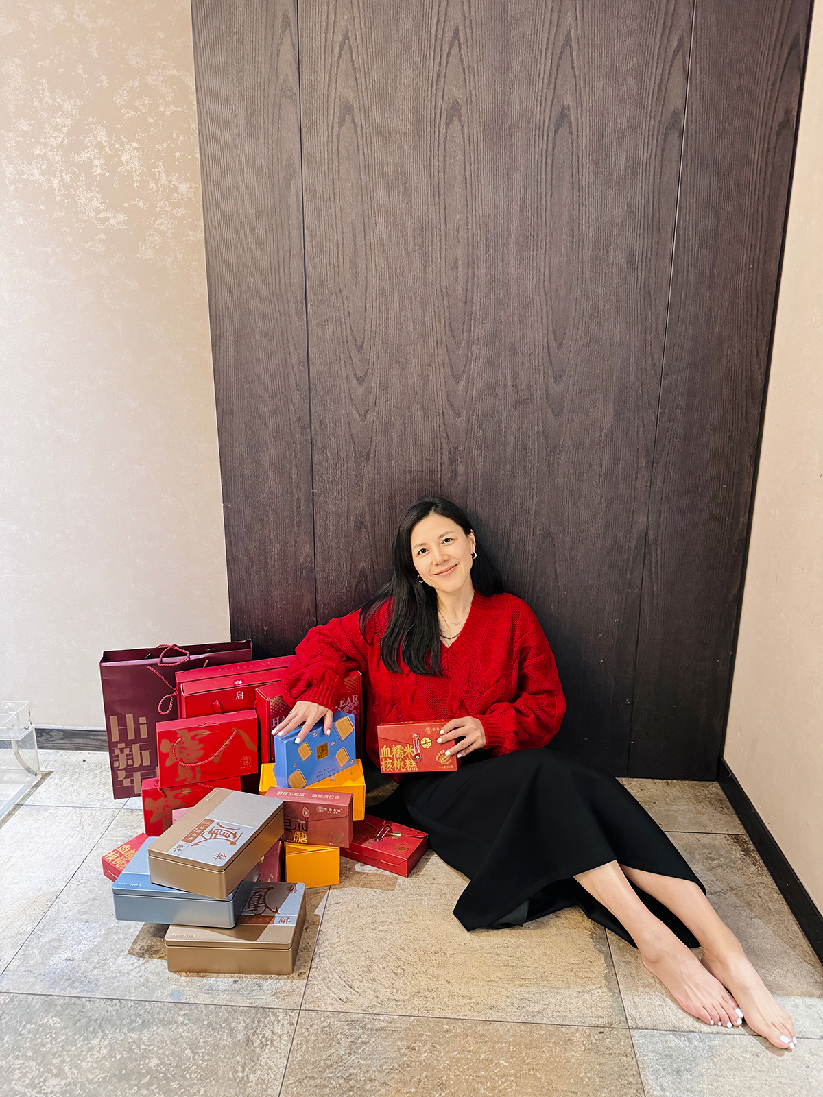 山羊绒套头V领套头绞花