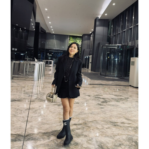 自制重工羊毛OL西装外套女春夏