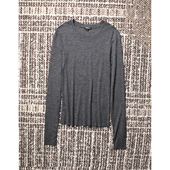 TANG T恤 塑型手洞长袖 TOWN自制通穿多季 亲肤垂柔羊毛混纺修身