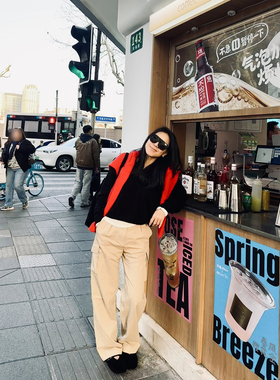 TANG TOWN 春夏自制轻松凹出时髦街头造型 汉麻棉工装裤休闲裤子