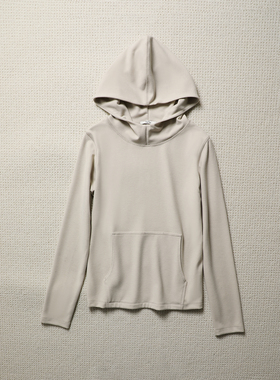 TANG TOWN 自制 让穿搭回归舒服至上 软糯羊毛莫代尔 连帽卫衣