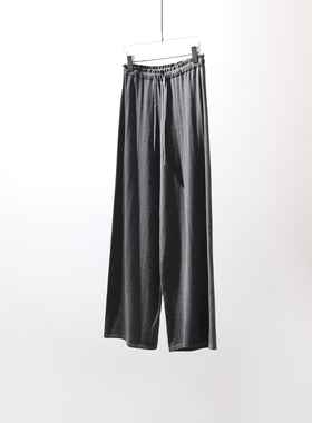 TANG TOWN轻柔舒适多季刚需 真丝/棉 随性松弛感一片式空气直筒裤