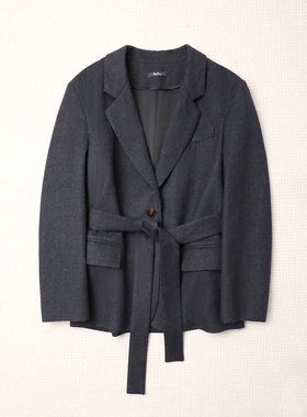 TANG TOWN 自制 重塑摩登冬日 羊绒/羊毛/桑蚕丝 腰带西装外套