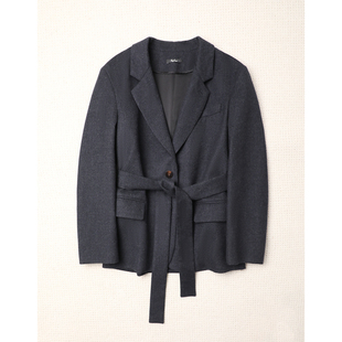 重塑摩登冬日 羊绒 羊毛 TANG 腰带西装 自制 桑蚕丝 外套 TOWN