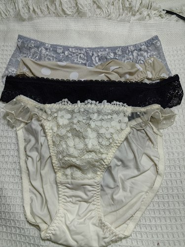 清货M码日韩欧美刺绣三角平角丁字内裤生理裤蕾丝牛奶丝棉内衣