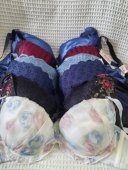 75F日韩内衣文胸有无钢圈聚拢刺绣蕾丝多扣无插垫杂款 大码