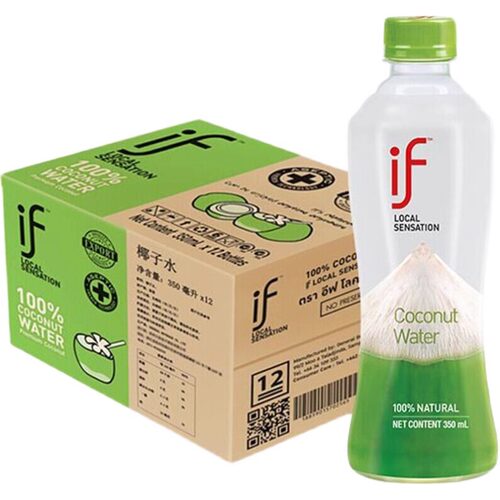 泰国进口if纯椰子水350ml