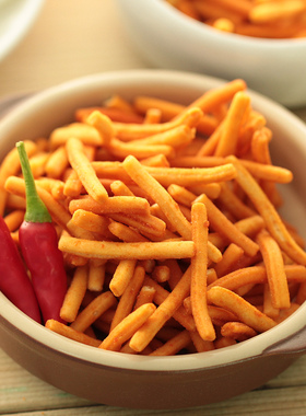 泰国进口休闲零食VFOODS/MIX脆条咪咪条薯条香辣鸡味膨化食品小吃