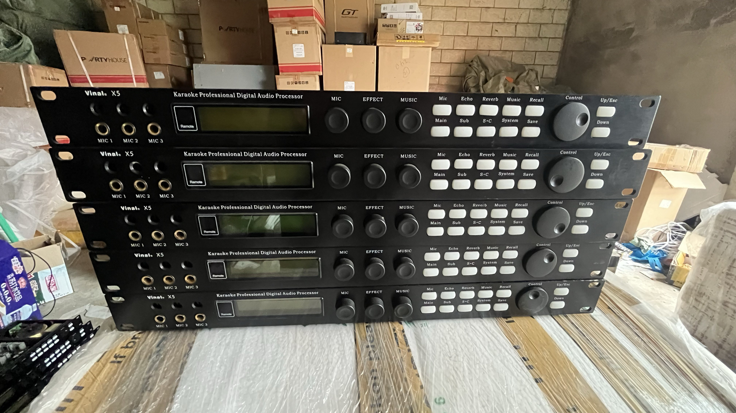 二手原装正品X5数字KTV前级混响效果器