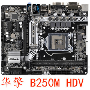 HDV影驰 1151针 ASROCK M.2 B250M DDR4 6代7代 华擎科技